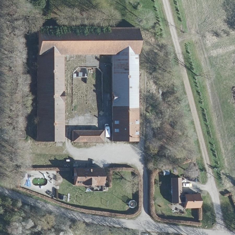 GeoDanmark-ortofoto fra Lejre Kommune ved det registrerede optagelsestidspunkt
